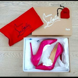 Christian Louboutin Pigalle Patent Pink Size 5